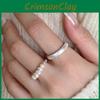 Inspired Stylish Korean Adjustable Pearl And Silver Ring For Women Modern Fashion 2023 Jewelry