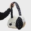 Toffee Rabbit Plush Shoulder Bag - Large Capacity, Japanese Niche Design for Female Students