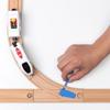 Children Wooden Track Accessories Train Track Toys Track Connector Toys Wooden Track Railway Toys