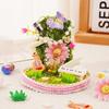 Wooden Material DIY Miniature Kit 3D Stereoscopic Art Craft Garden Miniature Model Kit Collectible Ornament