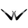 Carbon Fiber Front Fog Light Lamp Eyebrow Cover Trim Fit Tesla Model Y -