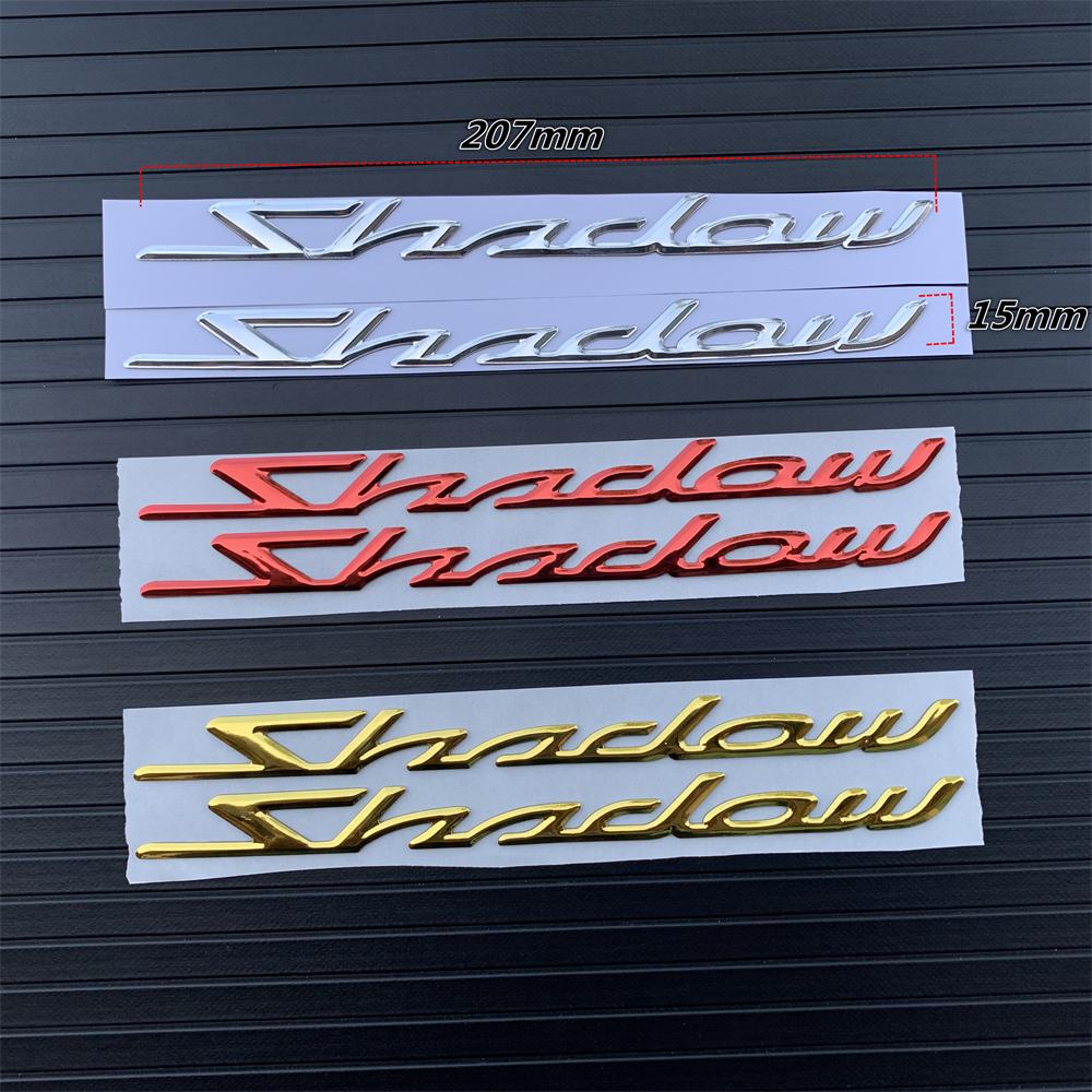 Motocykl 3D nálepka na plynovou nádrž Samolepka Samolepka Emblém Odznak pro Honda Shadow Aero ACE 1100 VT1100C VT500C VLX 600 RS 750 700
