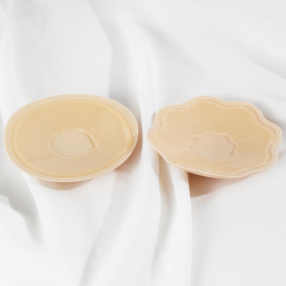 1 Pair of Female Nipple Covers Reusable Nipple Covers Charm Chest Strap Silicone Breast Stickers Women's Clothing Accessories