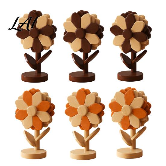 Farmhouse Kitchen Decor Accessories Sunflower Trivets for Hot Dishes Heat Resistant Beech Wood Pot Holder Natural Trivet Set Decorative Tree