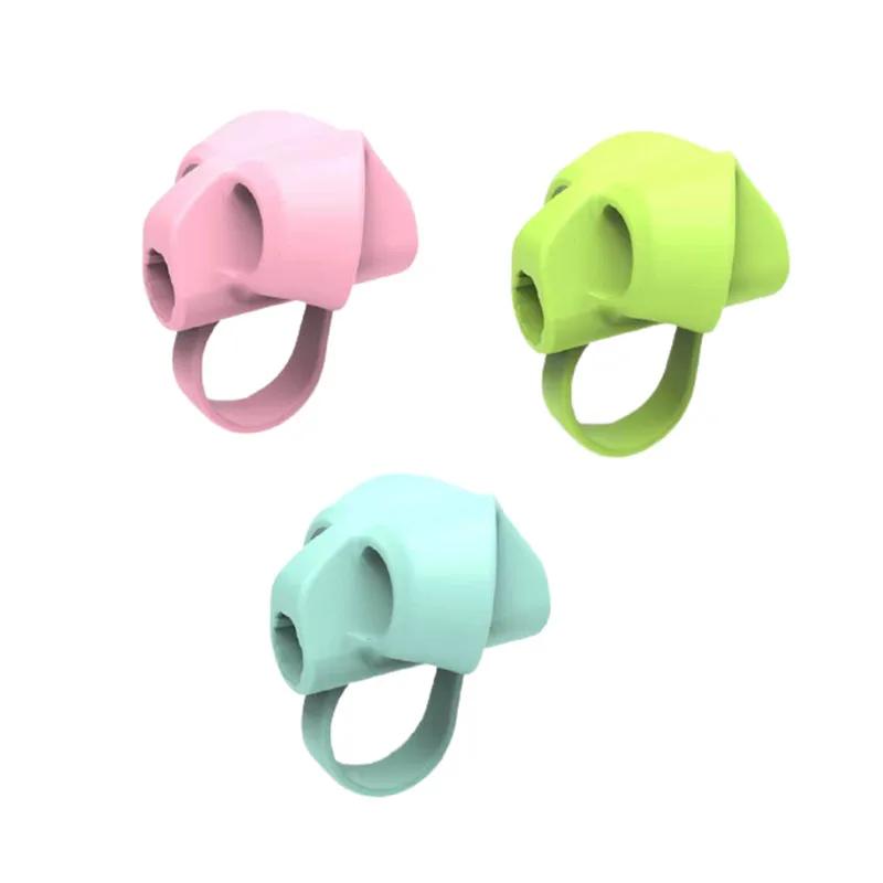 1Pc Finger Silicone Pencil Cuffs Child Pencil Adapter Writing Corrector Stationery Aid Grip Posture Correction Device