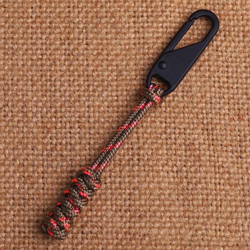 5lots Colorful Detachable Zippers Sliders Cord Outdoor Bag Zippers Pull Head for Outdoor Backpacks Use