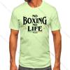 No Boxing No Life Gym Printed Vintage Men T-shirt Sport 100% Cotton Classic Tees for Men Women Sportswear Tops