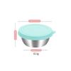 6pcs/set Stainless Steel Snack Container Bowl Salad Dressing Box With Lids 50/70ML For Picnics,barbecues,office Lunches,catering