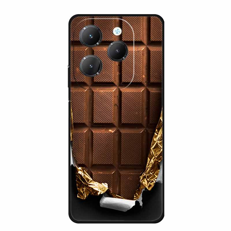 For Infinix Hot 40 Pro Case Animals Soft Silicone TPU Cover Phone Cases For Infinix Hot 40i Hot40 X6837 Protective Wolf Coque