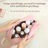 Minimalist Corduroy Makeup Handbag Large Capacity Travel Cosmetics Storage Bag Makeup Bag For Women