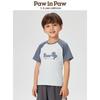 PawinPaw Kids' Cartoon Bear Color Block T-Shirt