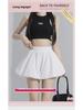 Women's 2024 Autumn Wide-Leg Elastic Waist Pumpkin Bloomers Shorts