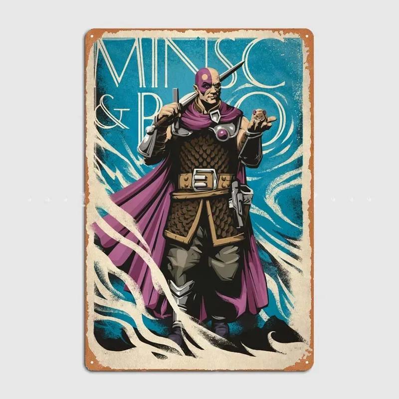 D-Dungeons And Dragons Posters Bedroom Decoration Game Signs Wall Art Vintage Metal Tin Sign for Gamer Room Wall Decoration Home