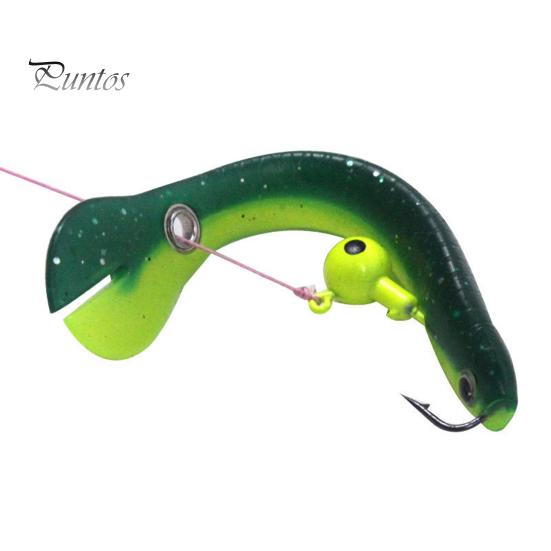 5Pcs 10CM/6G Soft Jumping Fish Lure Colorful Silicone Artificial Fishing Bait Saltwater Freshwater Bass Walleye Trout Fishing Accessories