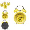 Childrens School Desk Alarm Clock With Metal Frame And Night Light Feature