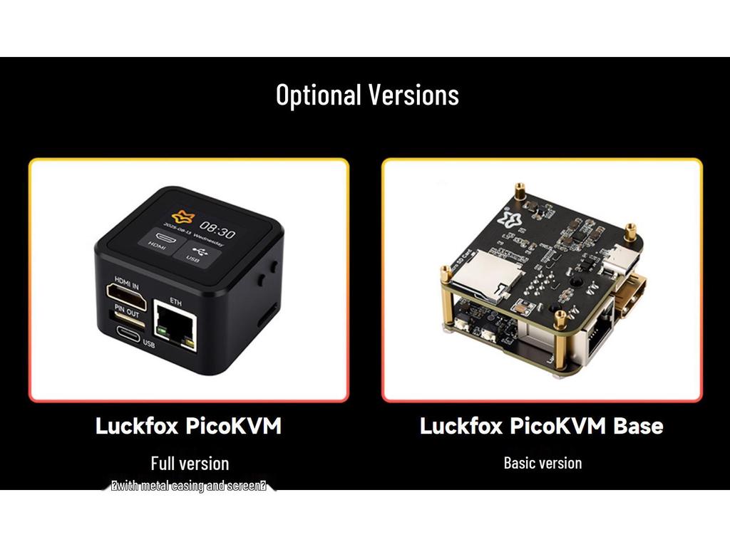 Luckfox PicoKVM 8GB Remote Desktop Tool for Wireless Industrial Computer Control