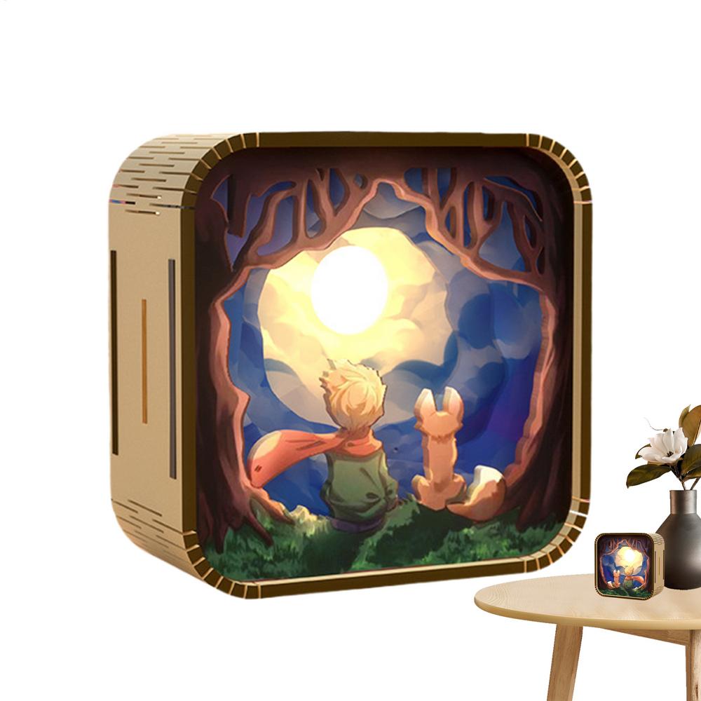 

3D Puzzle For Adults Cartoon Pattern Jigsaw Puzzle Home Decor Desk Centerpieces Creative Craft Model Kits For Christmas Birthday