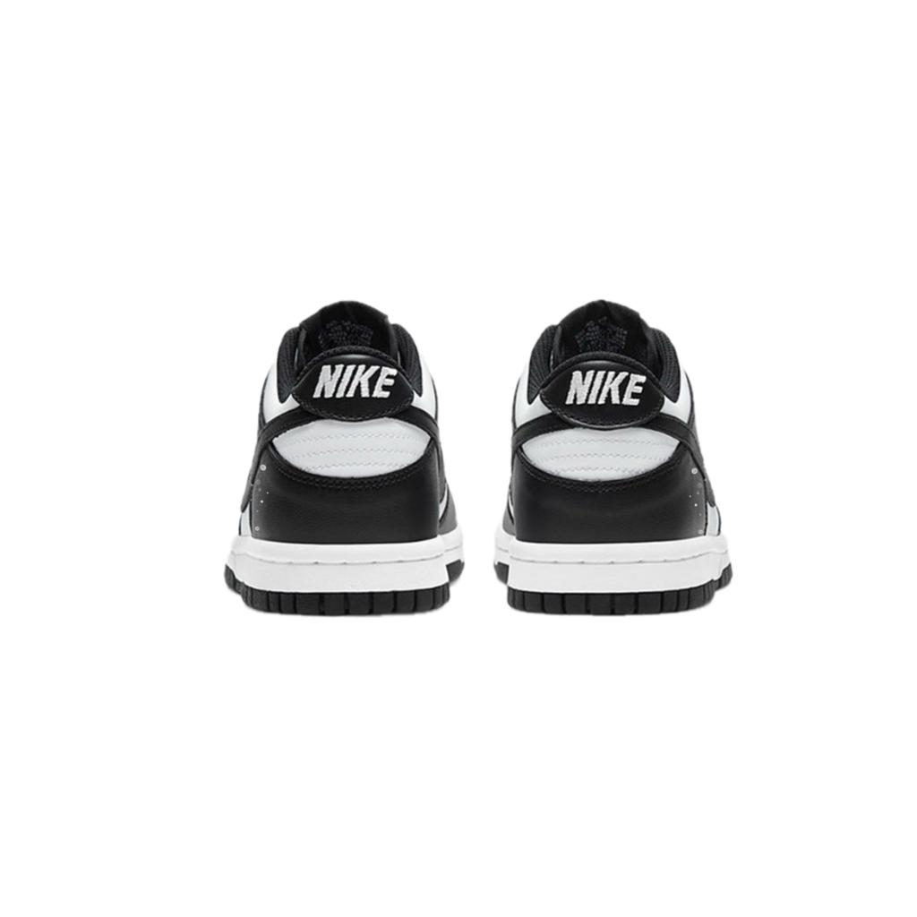 Nike Dunk Slip Resistant, Abrasion Resistant, Lightweight Low top Skateboard Shoes Unisex Black White DD1391-100(Team502-)