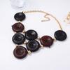 European and American Necklaces, Niche Personality Trends, Literary and Artistic Retro, Hand-woven Geometric Round Pendants, Unique Necklaces