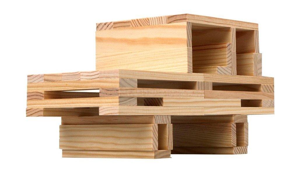 Wooden Blocks CitiBlocs Natural Color Set 50 Pieces