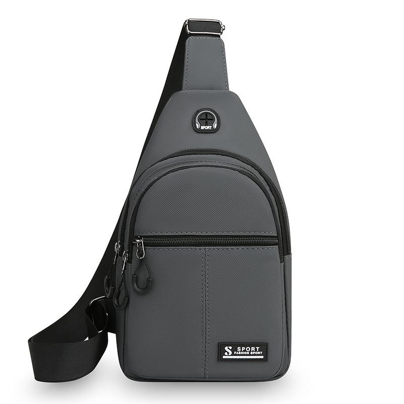 Men's Chest Bag Large Capacity Water-repellent Outdoor Crossbody Bag