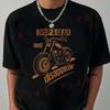 Drop A Gear Disappear Motorcycles Biker Motorbike Mens T-Shirt Short Sleeve Casual Unisex Top