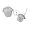 2pcs Mesh Tea Ball Stainless Steel Tea Strainer with Long Hook Chain for Spice Soup Tea Herbs Diameter: 4.5cm   1.8in+