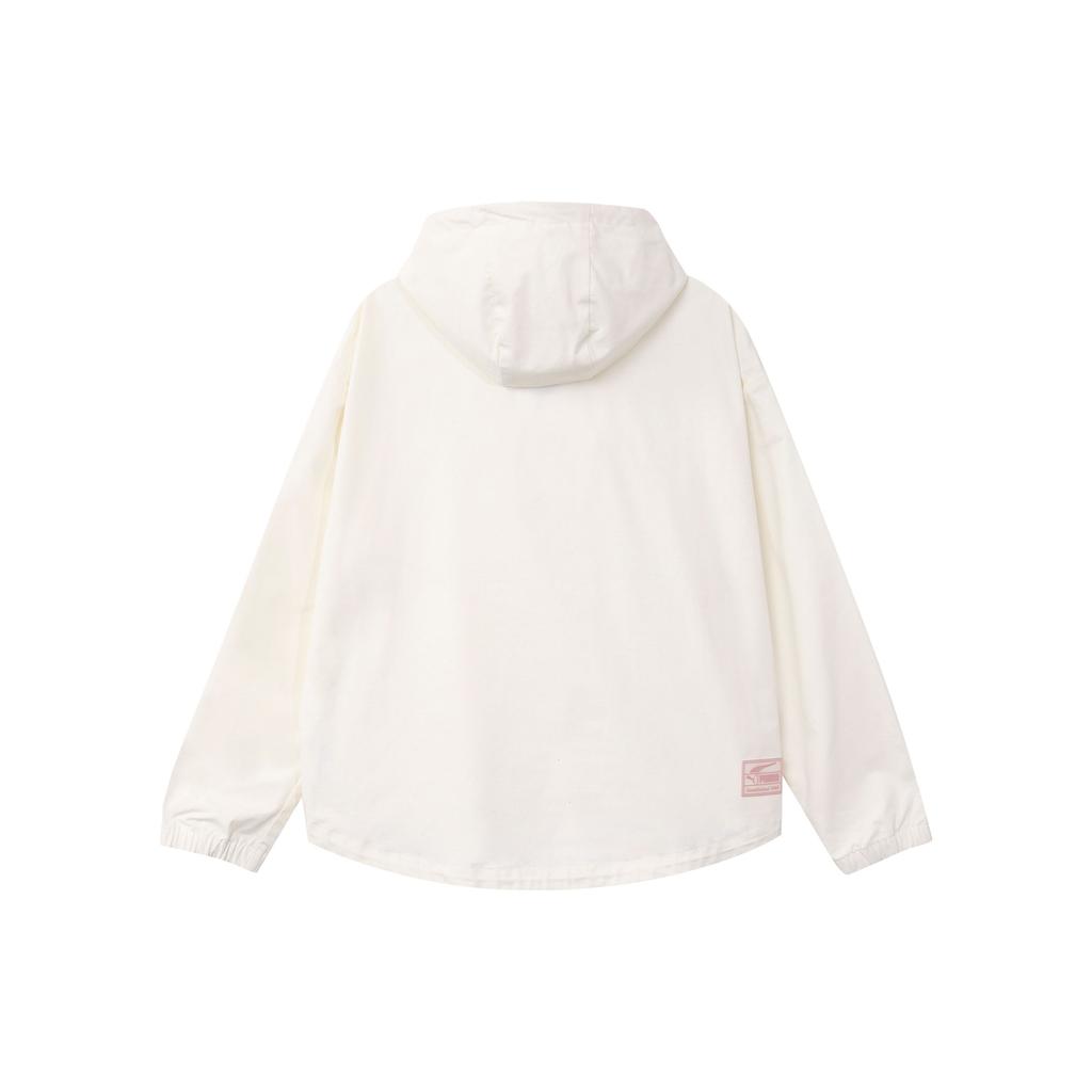 Puma Solid Color Hooded Casual Loose Jacket Women jackets White 626620-65