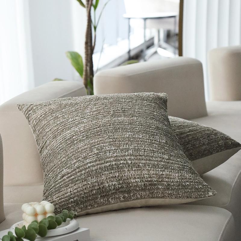 New Chinese Style Light Luxury Sofa Pillow Cushion Cover Living Room Pillow Bedside Back Pillow Model Room Pillow Cover Does Not Contain Core