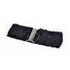 Bling Womens Rivet Sequins Elastic Stretch Wide Waist Belt Waistband Slim Casual