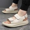 Men's Breathable Quick-Dry Beach Sandals Comfortable Outdoor Walking Shoes Lightweight Waterproof Sports Sandals Handmade Flats
