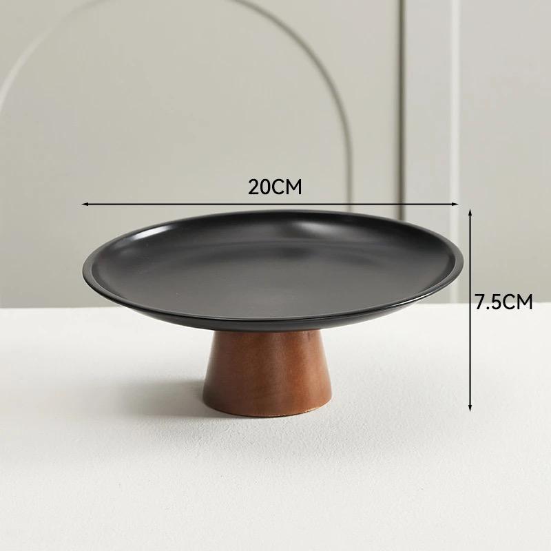 French Style Stainless Steel Dessert Stand – High Footed Tray for Fruits, Candies, and Snacks