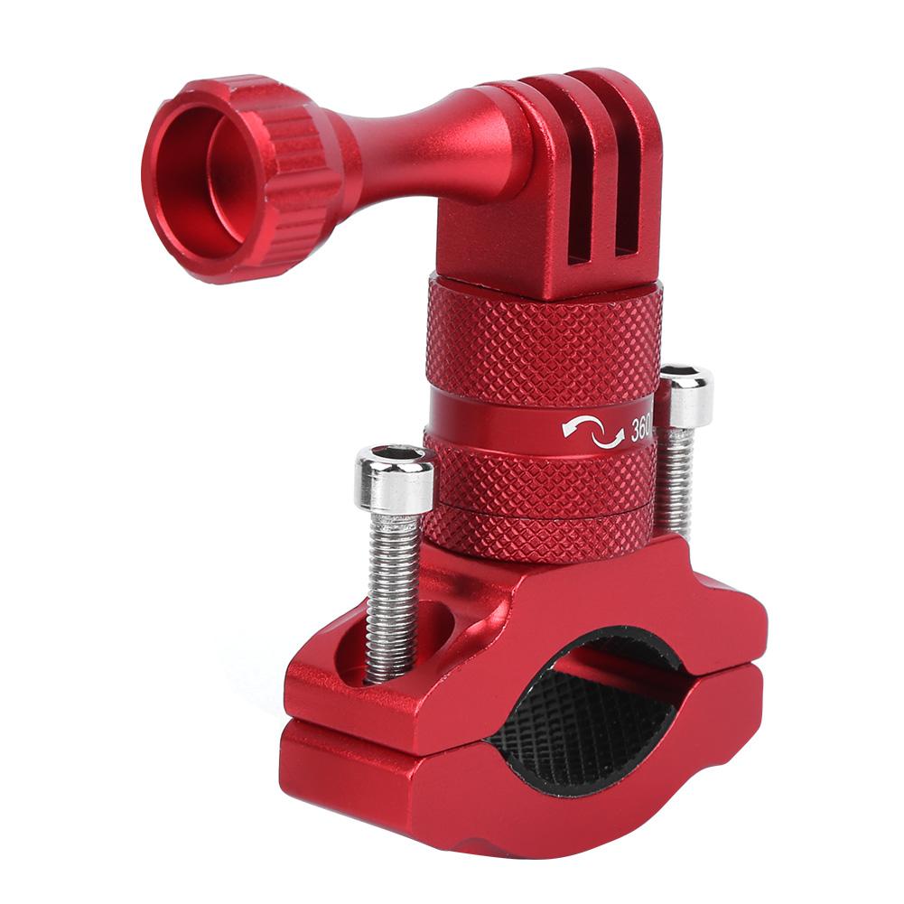 For GoPro Action Camera Aluminium Alloy Bike Mount Fixed Support 360 Degree Bicycle Clamp