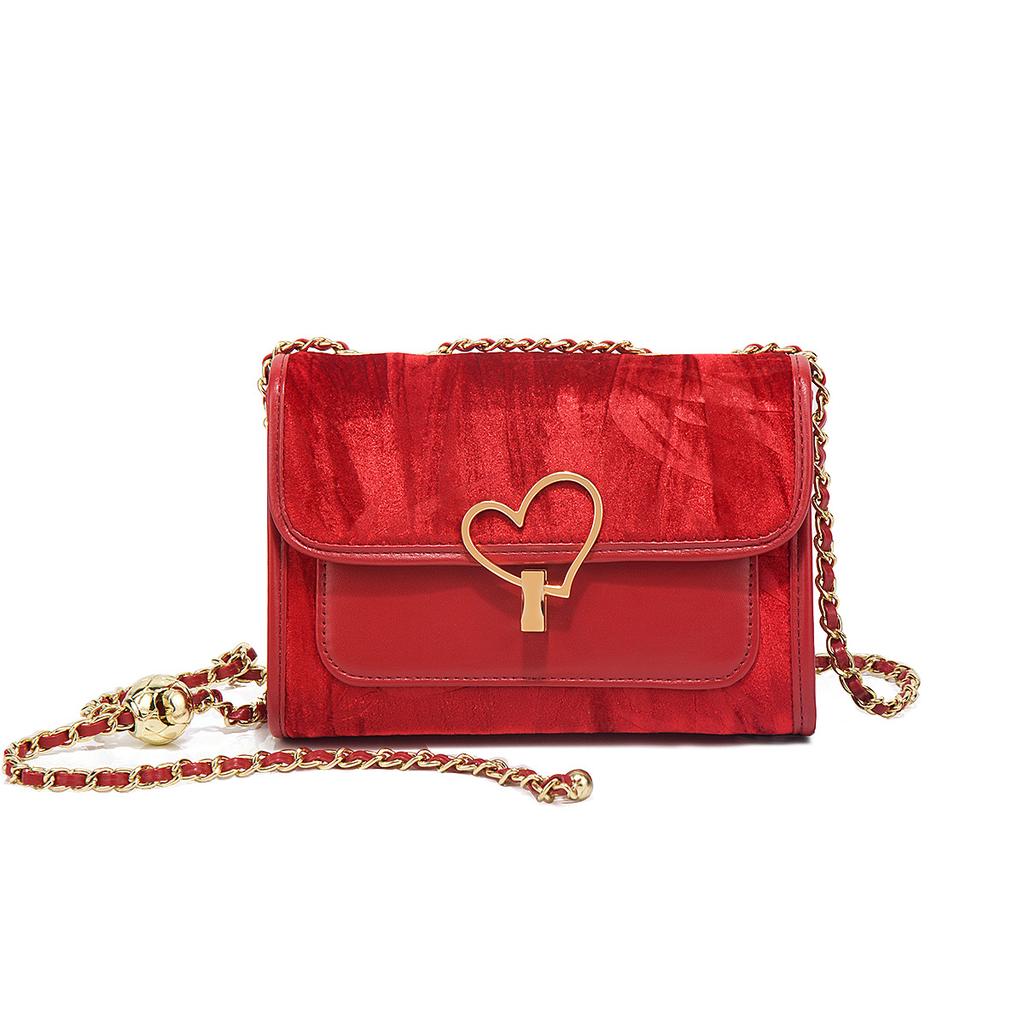 2024 Summer New Niche Valentine's Day Gift for Girlfriend: Single-Shoulder Underarm Bag with High-End Chain, Crossbody Small Square Bag