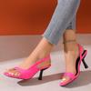 Fashion Summer Open Toe High Heel Sandals Women Shoes New Style Fashion Thin High Heels Female Fashion Sexy Pumps Sandals Zapatos Mujer