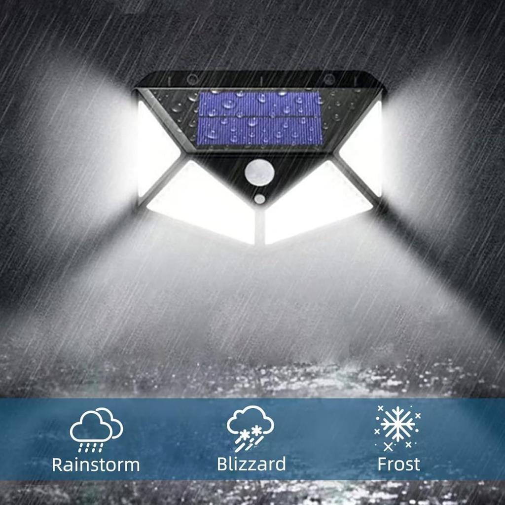 IP65 Waterproof LED Infrared Body Sensing Solar Polycarbonate Diffuser Street Outdoor Black Wireless Wall Lamp