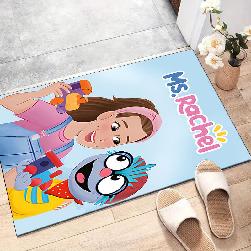 1pc Ms Rachel3 Design Printed Area Rug Carpet for Bedroom Living Room Home Decor Rugs Mat Non Slip Mat Rug for Bedside