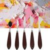 5 Pcs Painting Spatula Set Palette Scraper Set Painting Mixing Scraper Painting Tool for Watercolour Oil Painting
