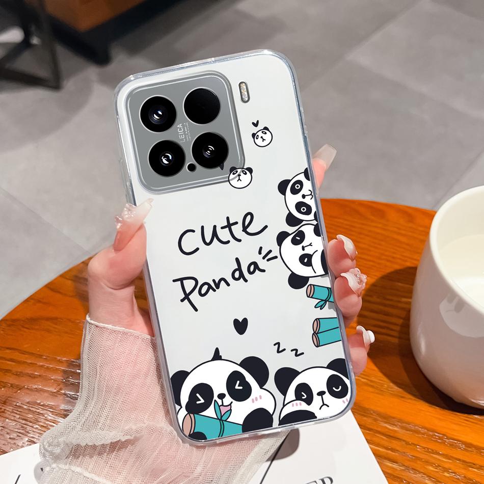 Leisure Flower Case For Xiaomi 15 Pro Clear Phone Bags Colourful Soft Back Cover For Xiaomi15 15Pro Silicone Anti Drop Housing