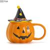 Halloween Pumpkin Porcelain Mugs Water Cup Creative Tableware Coffee Mug Dining Table Afternoon Tea Teacup Fruits Juice Cup