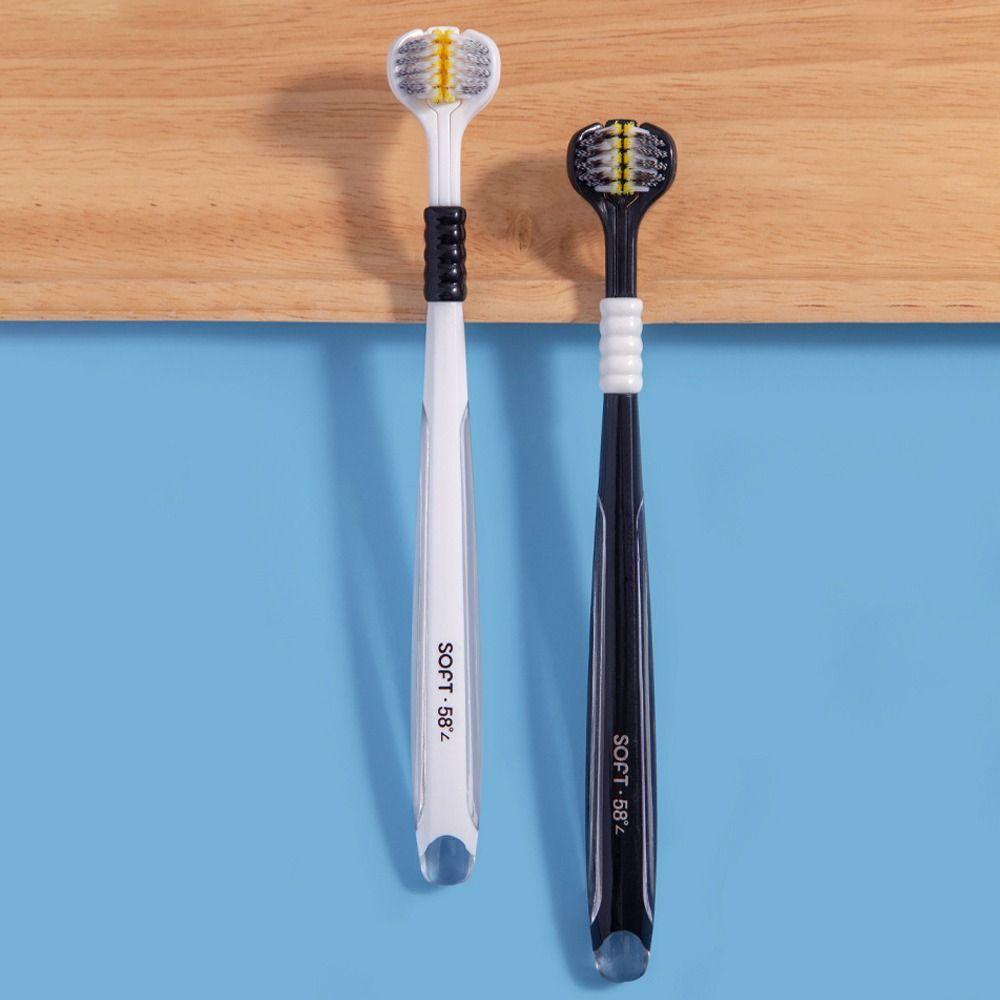 U-shaped Three Sided Toothbrush 3D Fully Wrapped Soft Bristled Cleaning Brush Adult Household Gift Tooth Care