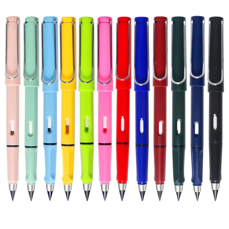 Eternal Pencil: No-Sharpen, Erasable, Break-Resistant Lead, Inkless, Ideal for Sketching & Correcting Writing Posture (Student Set)