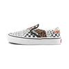 Leopard Print Casual Low Top Skate Shoes Kids Sneakers White Black VN0A5FBK448