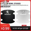 Autoaufkleber 4 Stück Auto Türgriff Schutzaufkleber Emblem Auto Styling Für Peugeot 206 308 307 208 207 3008 2008 508 407 301 406