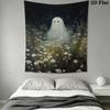 Ghostly Flowers Pattern Home Decor Tapestry, Wall Hanging, Decorative RV Wall Cloth.SGT0917568