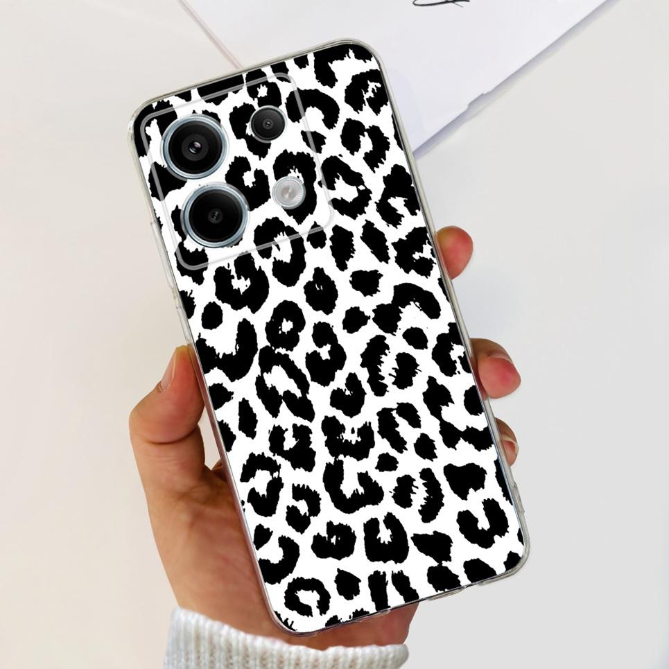 Transparent Cover For Fundas Xiaomi Poco X6 Pro 5G M6 Pro Case Lovely Luxury Colorful Butterfly Design Casing For Poco M6 Pro 5G