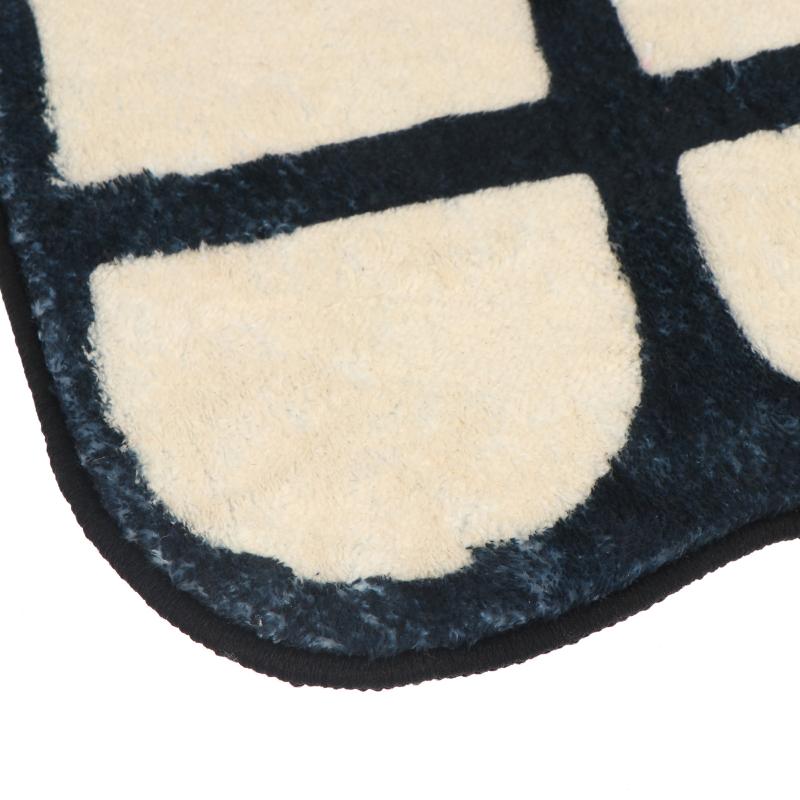 Modern Striped Bedroom Rug Soft Non-Slip Washable Bedside Foot Mat for Home Living Room Dorm Decoration