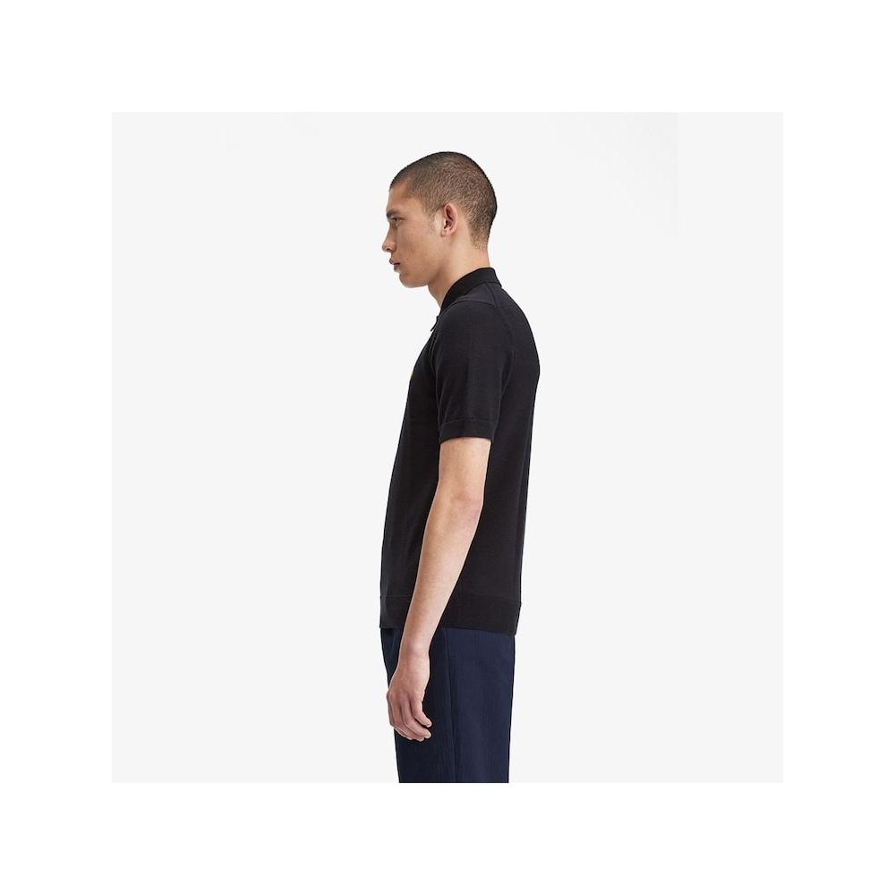 ◇FRED PERRY◇ Sharp Classic Merino Wool Knit Shirt 198 AFPM Fred Perry [headquarters Genuine] Fred Perry [sharp] Classic