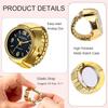 Ringwatch Women's Stainless Steel Adjustable Analog Waterproof Quartz Fashion Accessory