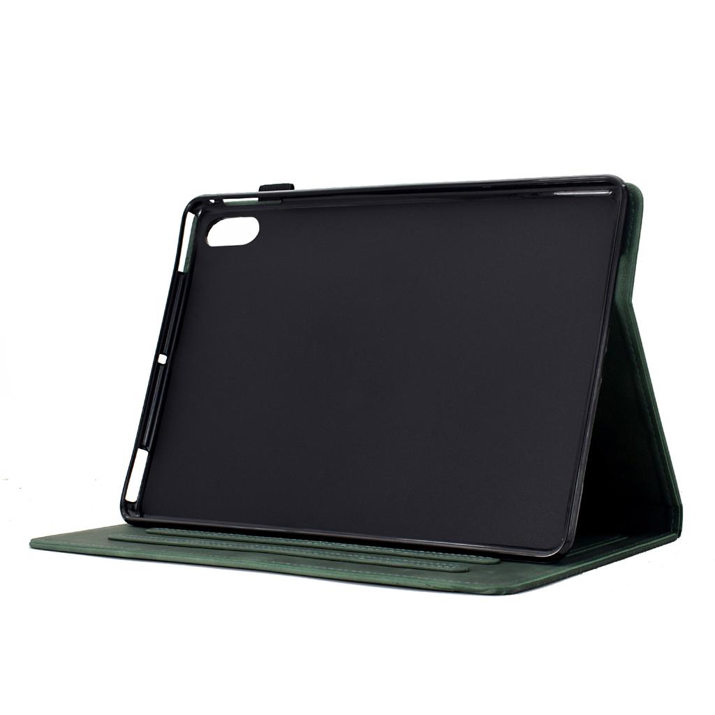 For iPad (2025)/10.9 (2022) Case Cats Imprinted PU Leather Card Slots Tablet Cover